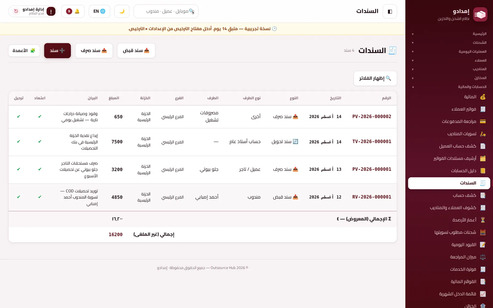 Emdado: السندات